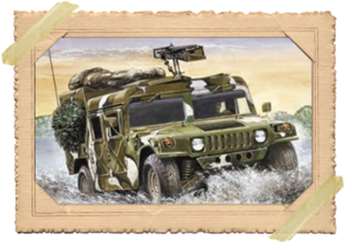 HMMWV (Humvee) Desert Patrol model