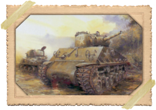 Sherman M4A3 105mm HVSS model