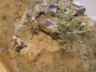 HMMWV (Humvee) Desert Patrol diorama