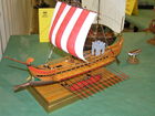 model římské válečné loďi