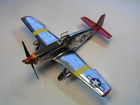 model letadla P-51c Mustang Red tails, Macon Belle