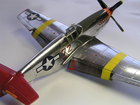 model letadla P-51c Mustang Red tails, Macon Belle