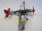 model letadla P-51c Mustang Red tails, Macon Belle