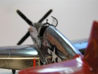 model letadla P-51c Mustang Red tails, Macon Belle