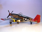 model letadla P-51c Mustang Red tails, Macon Belle